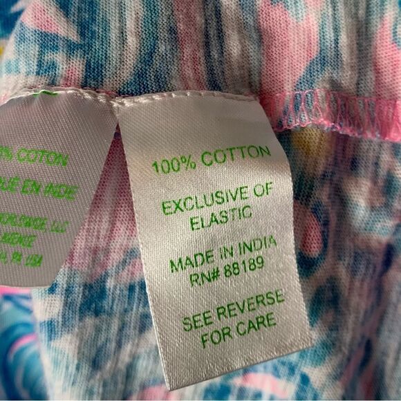 Lilly Pulitzer Essie Pelican Pink Beat the Heat sleeveless printed pineapple top - Picture 14 of 16